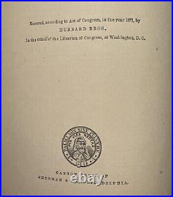 1871 The Bow In The Cloud Religion Christianity Holy Bible Antique Vintage Rare