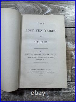 1879 Antique Religious Theology Book The Lost Ten Tribes Illustrated