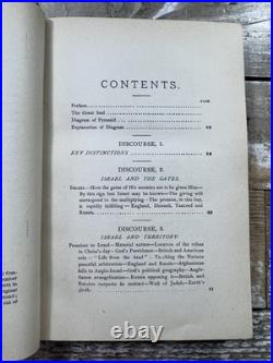 1879 Antique Religious Theology Book The Lost Ten Tribes Illustrated