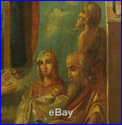 1880 Antique Russian Religious Orthodox Icon Joy To All Who Sorrow Mother Of God