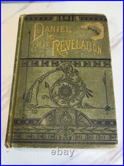 1884 Uriah Smith Thoughts Daniel & Revelation Antique SDA Hardcover Rare