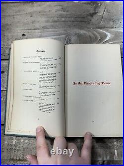 1896 Antique Religious Book In the Banqueting House SIGNED, Mark Guy Pearse