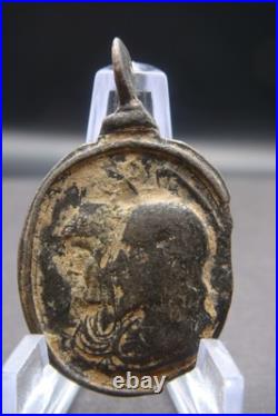 18th Century Antique Beautiful Religious Medal Jesus Rare Find 18th Century Antique Beautiful Religious Medal Jesus Rare Find
