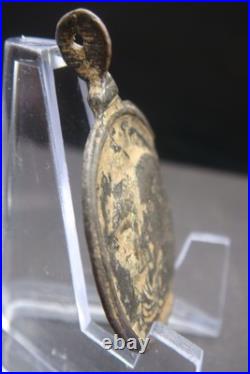 18th Century Antique Beautiful Religious Medal Jesus Rare Find 18th Century Antique Beautiful Religious Medal Jesus Rare Find