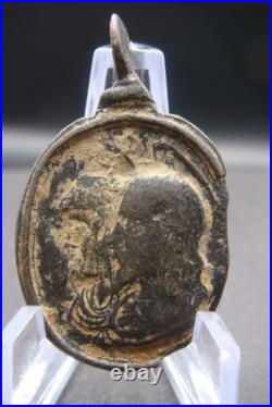 18th Century Antique Beautiful Religious Medal Jesus Rare Find 18th Century Antique Beautiful Religious Medal Jesus Rare Find