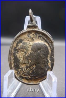 18th Century Antique Beautiful Religious Medal Jesus Rare Find 18th Century Antique Beautiful Religious Medal Jesus Rare Find