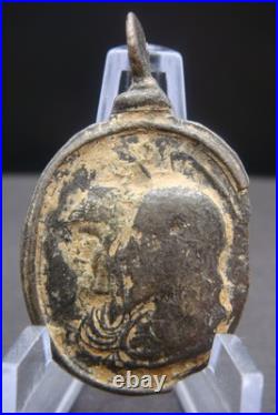 18th Century Antique Beautiful Religious Medal Jesus Rare Find 18th Century Antique Beautiful Religious Medal Jesus Rare Find
