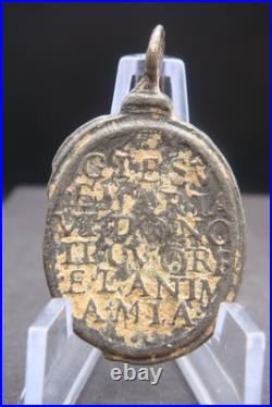 18th Century Antique Beautiful Religious Medal Jesus Rare Find 18th Century Antique Beautiful Religious Medal Jesus Rare Find