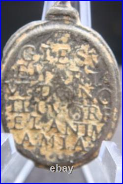 18th Century Antique Beautiful Religious Medal Jesus Rare Find 18th Century Antique Beautiful Religious Medal Jesus Rare Find