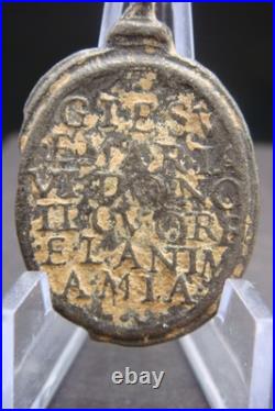 18th Century Antique Beautiful Religious Medal Jesus Rare Find 18th Century Antique Beautiful Religious Medal Jesus Rare Find