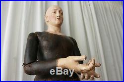18th Century Life-Size Joan of Arc Santos Cage Doll, Mannequin, Religious, Saint