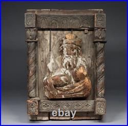 18th Century Renaissance Style Religious Carved Wood Panel