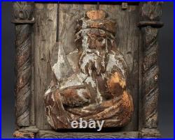 18th Century Renaissance Style Religious Carved Wood Panel