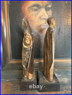 18th century wooden religious pieces from Europe church