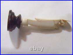 1920s antique catholic Saint Mary hand carved religious statue altar icon FC1292