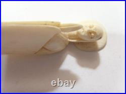 1920s antique catholic Saint Mary hand carved religious statue altar icon FC1292