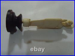 1920s antique catholic Saint Mary hand carved religious statue altar icon FC1292