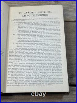 1929 El Libro de Mormon Spanish Book of Mormon Trejo Pratt LDS Antique Scarce