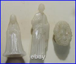 1940s-1950s antique heartland plastic religious catholic Saints icon Lot EL1120