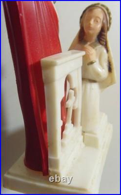 1940s-1950s antique heartland plastic religious catholic Saints icon Lot EL1120