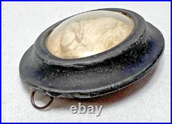 19c. Antique Carved Meerschaum Religious Reliquary Ex-Voto Jesus Christ 19c. Antique Carved Meerschaum Religious Reliquary Ex-Voto Jesus Christ