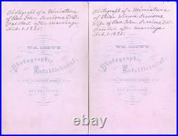19th Century Presbyterian Minister Sessions Sermons Relate To Judging, Dignity