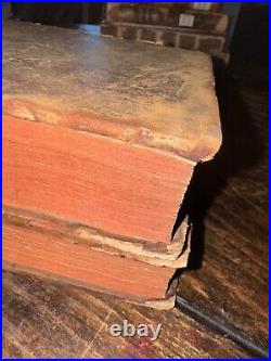 2 Antique 1716/ 17 LA BIBLIOTHEQUE DES PREDICATEURS-Pere Vincent Houdry French