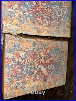 2 Antique 1716/ 17 LA BIBLIOTHEQUE DES PREDICATEURS-Pere Vincent Houdry French