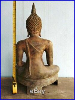 24 Big Buddha Sukhothai Period Thai Religious Rituals Respect Meditation RARE