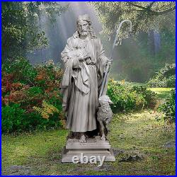 28 inch Jesus Statue Faux Stone Garden Backyard Religious Christian Figurine