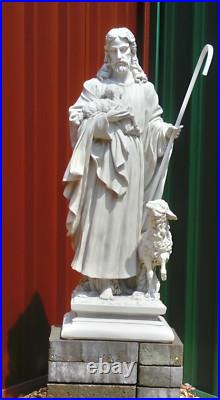 28 inch Jesus Statue Faux Stone Garden Backyard Religious Christian Figurine