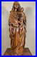 29-Tall-French-Antique-Hand-Carved-Religious-Figure-Statue-Mary-Madonna-Jesus-01-ru