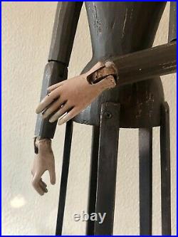 30 tall Hand-carved Wooden Santos Cage Doll Religious Or Decorative