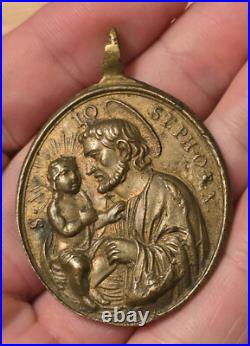 34 Xrare Antique Religious Christianity medal 55 40 mm