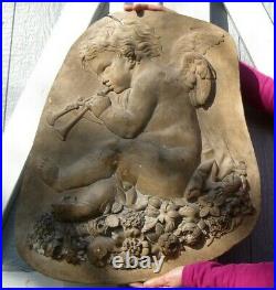 4 Antique Religious Putti Cherub Angel Architectural Salvage / Statue Figurine