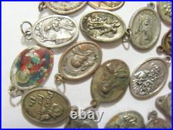 40 antique catholic religious faith saints assorted pendants lot 51258