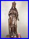 45-Tall-Antique-Religious-Solid-Oak-Wood-Statue-Sculpture-of-St-Cecilia-01-sj