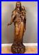 48-1700-s-Antique-Religious-Solid-Wood-Statue-Sculpture-of-Mother-Mary-Jesus-01-obq