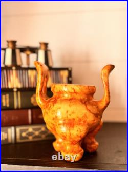 5 Han Dynasty Hetian jade sacrifice tripod Incense burner Censer Gui Vessel