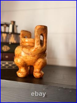 5 Han Dynasty Hetian jade sacrifice tripod Incense burner Censer Gui Vessel