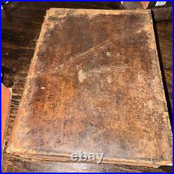 6 Antique 1721 LA BIBLIOTHEQUE DES PREDICATEURS BY Pere Vincent Houdry French