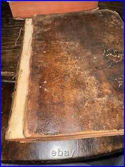 6 Antique 1721 LA BIBLIOTHEQUE DES PREDICATEURS BY Pere Vincent Houdry French