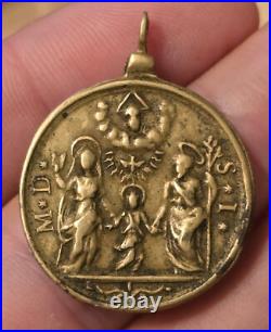 63 Xrare Antique Religious Christianity medal 35 28 mm