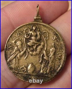 63 Xrare Antique Religious Christianity medal 35 28 mm
