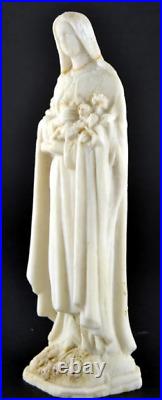 8.3 Antique Religious Sculpture SANTA TERESA TERESITA Statue Artificial Marble