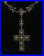 925-Silver-Vintage-Antique-Heavy-Religious-Cross-Chain-Necklace-NE3589-01-tb