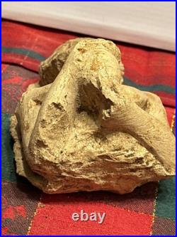 ANCIENT LARGE STONE RELIGIOUS STATUE SIZE 17cm x 10.2cm