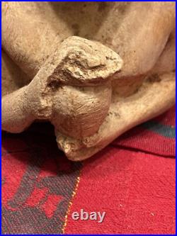 ANCIENT LARGE STONE RELIGIOUS STATUE SIZE 17cm x 10.2cm