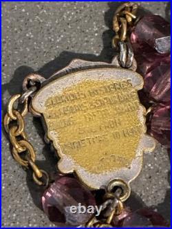 ANTIQUE ART DECO CZECH ITALIAN RELIGIOUS CATHOLIC ROSARY BEADS 1920s
