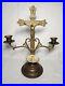 ANTIQUE-Religious-INRI-CRUCIFIX-CROSS-HOLY-WATER-FONT-CANDLE-HOLDER-01-zo